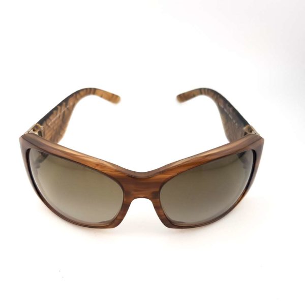 Lunettes Burberry B4037 vue de face – modèle oversize marron